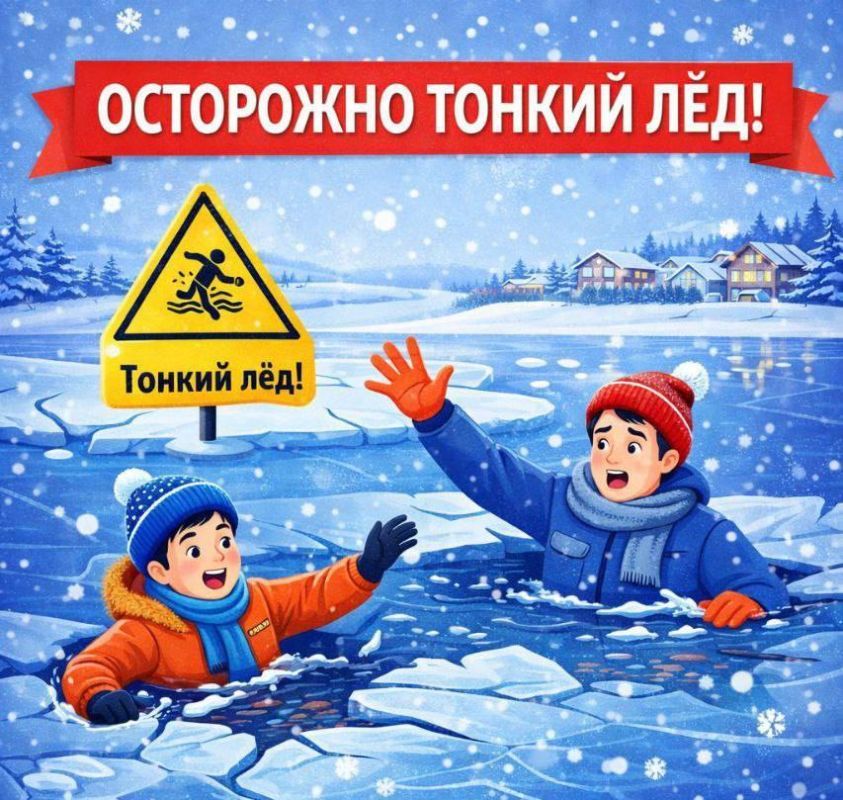 Осторожно &ndash; тонкий лёд!